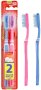 Colgate Double Action Medium Twin Pack Soft Toothbrush