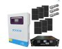 Ecco 3.5KW Invertor 25V Lithium Battery 6X 410W Solar Panel And Stier Torch