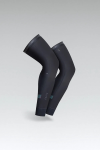 Kaba Pitch Black Thermal Leg Warmers Unisex - Large xlarge