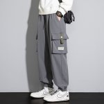Plus Size Men's Workwear Fall Loose Tappered