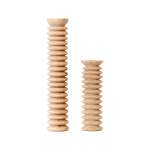 Spiral Candle Holder - Medium Black