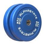 Alphastate Colour Bumper Plates - 2X 20KG