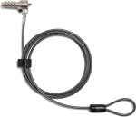 HP Nano Combination Cable Lock 49 X 18 X 9 Mm 8 Mm Diameter One-year Limited