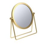 Modern Minimalistic Desktop Makeup Vanity Mirror Rose Gold