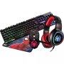 Gaming Combo Headset Keyboard Mouse & Mouse Pad - Spider-man