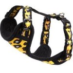 Rogz Small Dogs Comfy Fashion Harness Leopard Bone
