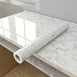 1PC Marble Pattern Waterproof Wall Stickers Table Stickers Heat And Oil Resistant Kitchen Wallpaper Cabinet Stickers Self-adhesi