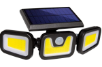 Jnc-solar Motion Sensor Outdoor LIGHT-3 Head Cob 2PCS