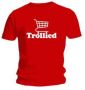 Trollied Mens T-Shirt Red Small