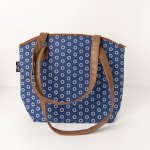 Shwe Curve Bag - Navy Circles