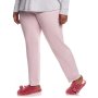 Donnay Plus Size Relaxed Printed Cut & Sew Lounge Pant - Dusty Pink