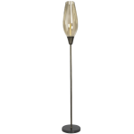 Cognac Glass Floor Lamp