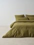 Linen House Jerome Olive Duvet Cover Set