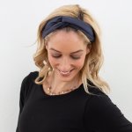 Twist Head Band - Blue