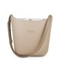 Fenn Sand Pattern Inner Gold Zip Light Stone Flat Handle