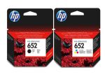 HP 652 Black + 652 Tri-colour + Social Media Snapshots 25 Sheets