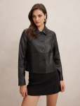 Sarah Pu Top Collar Jacket - 16 Black