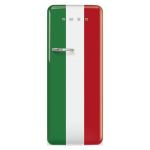 Smeg FAB28 60CM 50SSTYLE Refrigerator With Ice Box Right-hand Hinge – Italy Flag