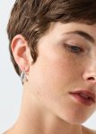Rope Textured Huggie Hoop Earrings