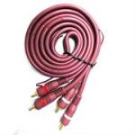 Geeko 2 X Rca Male To Male Audio Cable With Ground