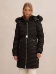 Layla Long Puffer Jacket - 16 Black