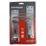 Samson Cortana 3 Lever Lockset Satin Sabs Lock 20CM