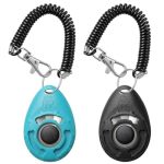 Dog Training Clicker With Sring Wrist And Keyring - Pet Dog Training Clickers For Puppy Cat Potty Bird Horse Pet Trainer Trainin