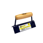 Sharp Mts Corner Trowel - Outside - With Wooden Handle - 150MM