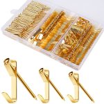 184 Pieces Picture Hanging Kit 20LB 30LB And 50LB Picture Hangers Metal Picture Hanging Hooks With Nails On Drywall Wooden Wall