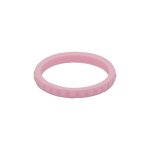 Women's Silicone Stackers - Diamond Pattern - Light Pink 5