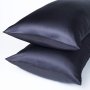 2pcs Satin Pillowcase (without Pillow Core) Silky Soft And Smooth Fade-resistant Pillow Cover Protect Your Skin And Hair