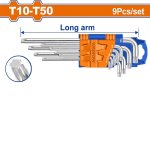 9 Piece Long Arm Torx Key Set T10-T50 WHK3291