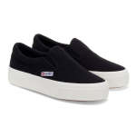 Superga 2740 Mid Platform Slip-on Sneaker - Black Avorio - 8