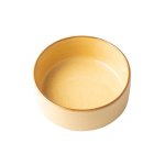 Flat Stackable Mustard Nibble Bowl
