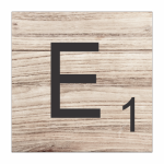 Tear Resistant Scrabble Letter E