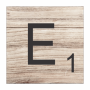 Tear Resistant Scrabble Letter E