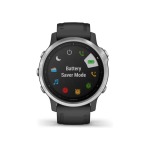 Garmin Fnix 6S 42MM Standard Edition - Silver With Black Band