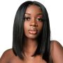 Glueless Bob Full Frontal Straight Wig 12IN-BRAZILIAN Human Hair Lace Wig