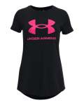 Girls' Ua Sportstyle Graphic Short Sleeve - Black Ymd