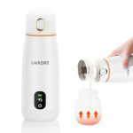 Portable Milk Warmer - Travel & On-the-go Quick Heating Breast Milk & Baby Milk Bottle Warmer USB Rechargeable