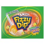 Amazon Lemon Fizzy Dip Lollipop 54G