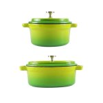 Lk's - Chef - Round Ramekin - 0.22L And Oval Ramekin - 0.33L - Green