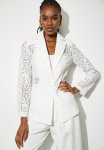 Co-ord Fitted Lace Blazer - Milk