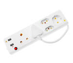 Multiplug 2X16A 2XEURO 1XSHUKO 2XUSB