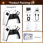 Finevr New Retro Game Console 40000+GAMES And 23 Emulators With Dual 2.4G Wireless Controllers