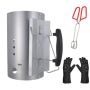 Portable Stainless Steel Charcoal Chimney Starter For Charcoal Grill