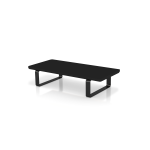 Table Shelf Ergonomic Single Monitor Riser Or Laptop Stand - Matt Black