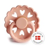 Frigg Fairytale – Round Latex Pacifier – Princess & The Pea Pretty In Peach