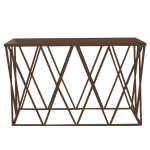 Tiffany Console - Mocha Bronze Gold Ferro