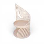 2 Tier Cake Stand Cream